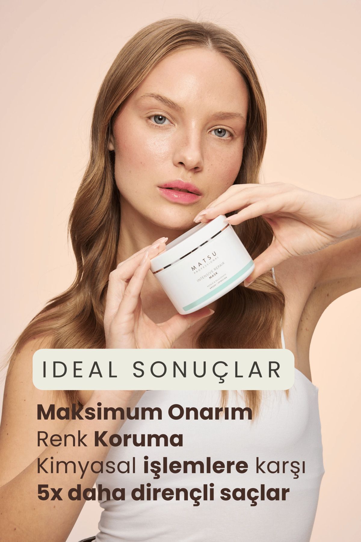 ماسک ترمیم کننده موهای رنگ شده و آسیب دیده MATSU حجم 350 ml