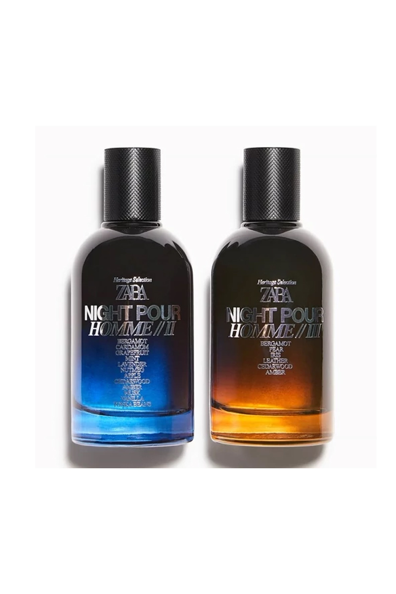 عطر ادکلن زارا نایت دو و سه (دو قلو) | ZARA NIGHT POUR HOMME II + III