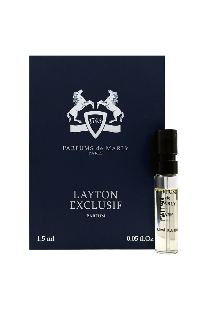 سمپل عطر مارلی لیتون اکسکلوسیو پرفیوم | Parfums de Marly Layton Exclusif Parfum Sample