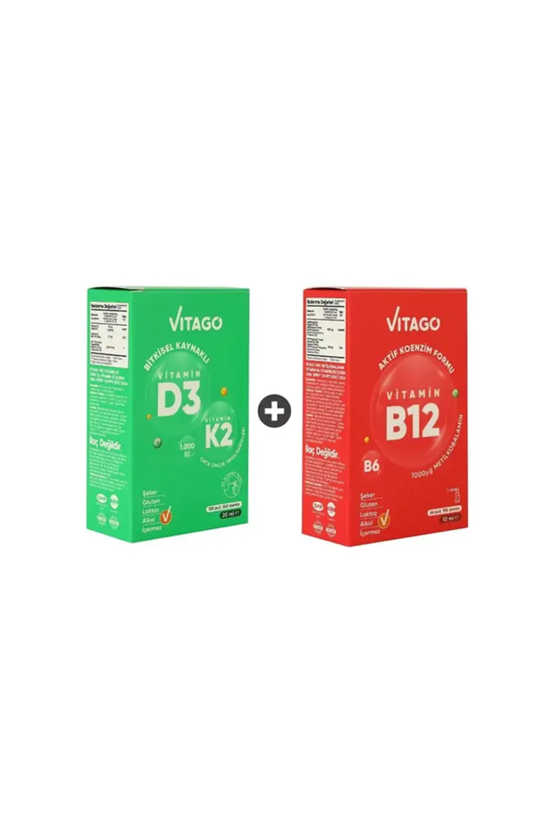 پک اسپری ویتامین D3 و B12 برند Vitago
