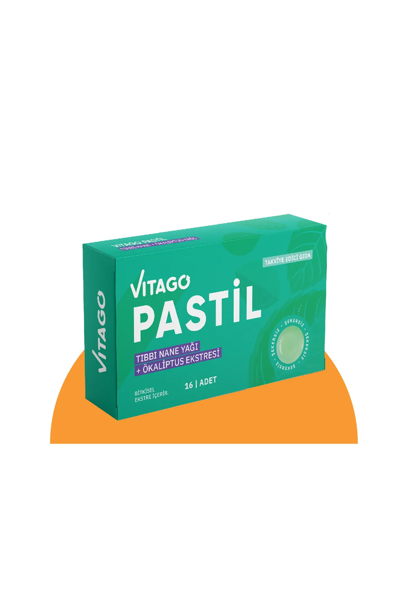 مکمل غذایی حاوی روغن نعنا و اکالیپتوس Vitago - بسته 16 عددی