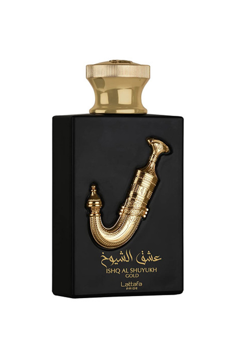 عطر ادکلن لطافه عشق ال شیوخ گلد (مشابه ایو سن لوران بیبی کت) | Lattafa Ishq Al Shuyukh Gold