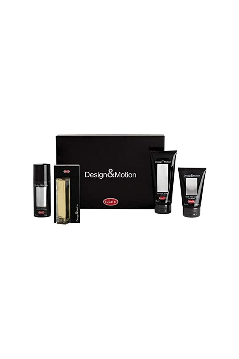 گیفت ست ادکلن بوگاتی دیزاین اند موشن | Bugatti Design & Motion Giftset 4pcs