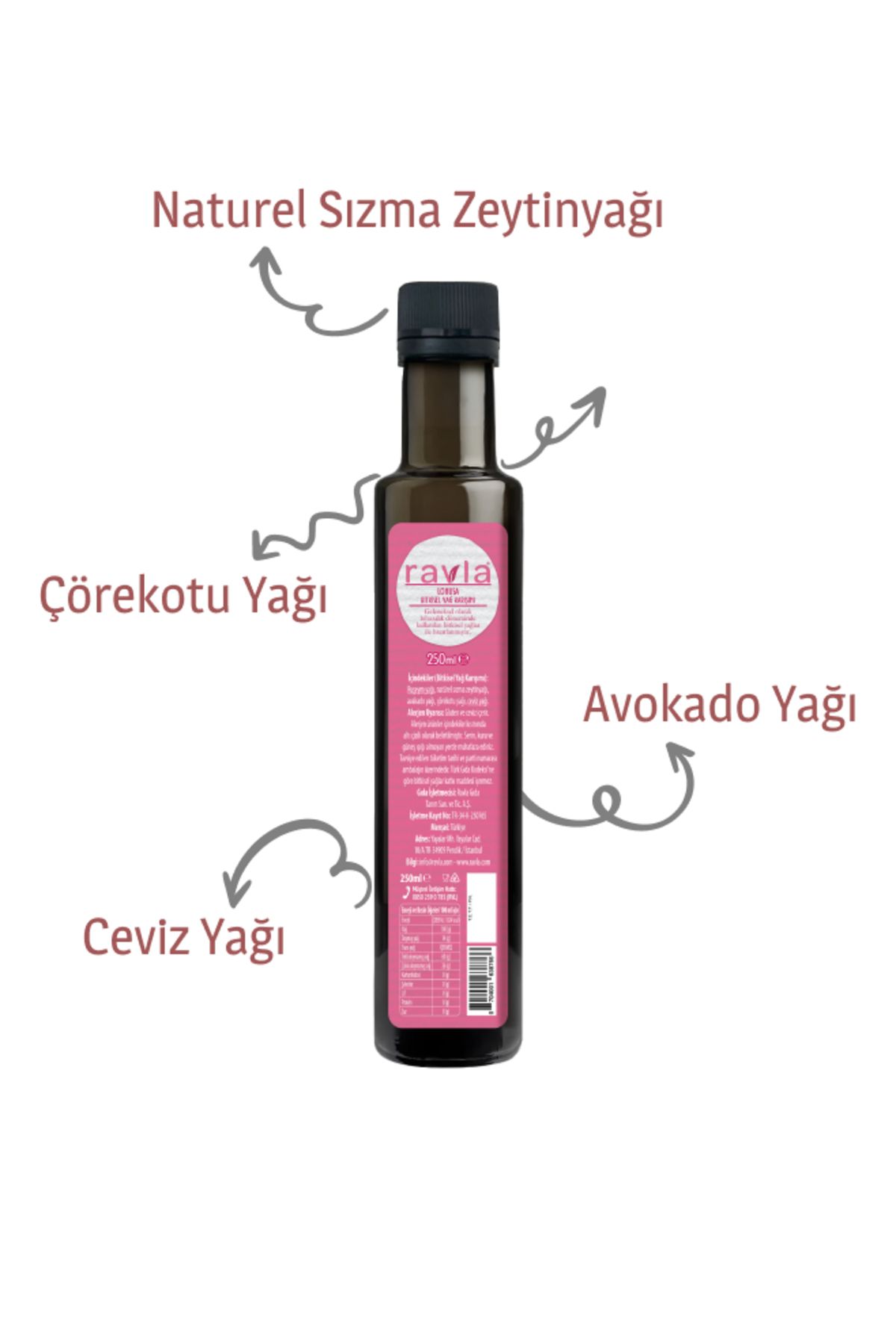 روغن گیاهی مخصوص دوران نفاس Ravla - حجم 250 ml