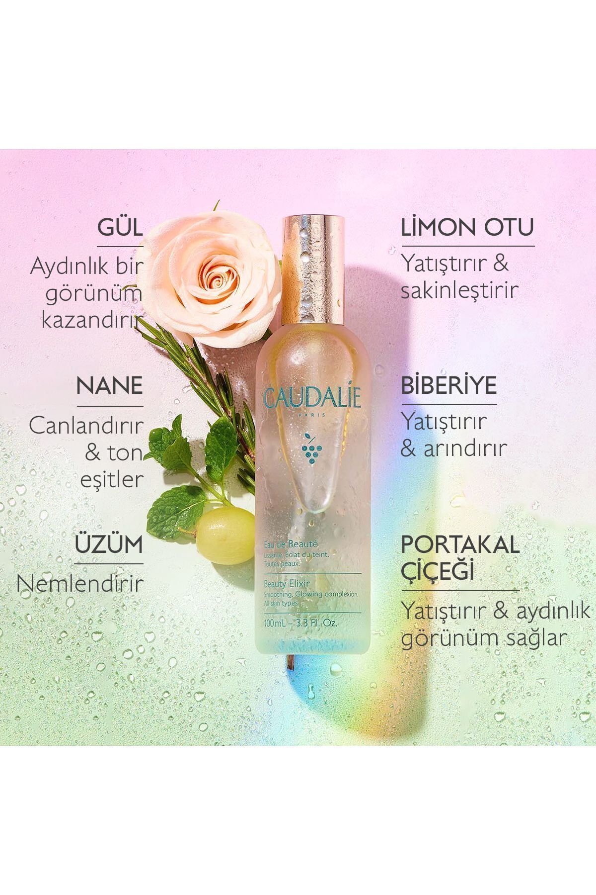 تونر و فیکس‌کننده آرایش Caudalie - حجم 30 ml