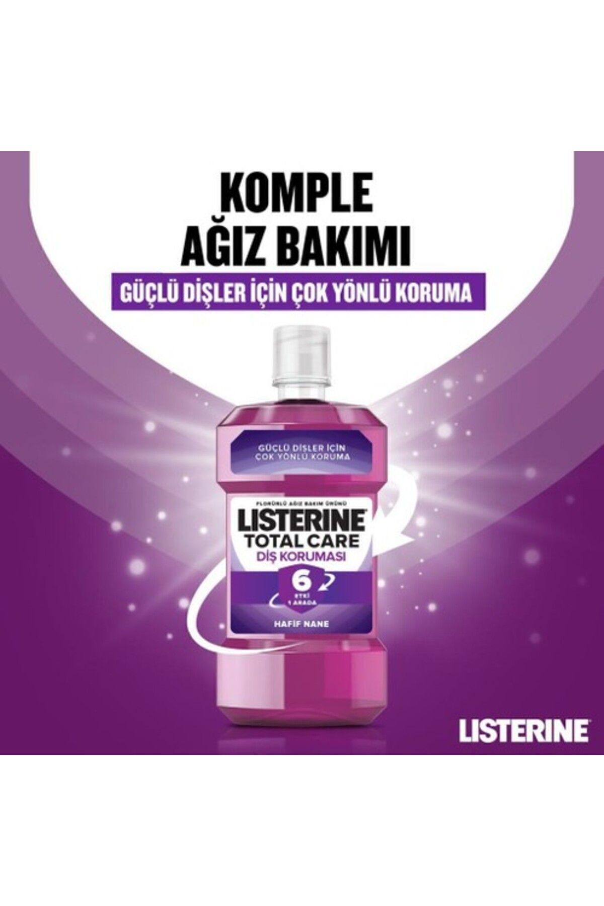دهان شویه توتال کر Listerine حجم 500 ml