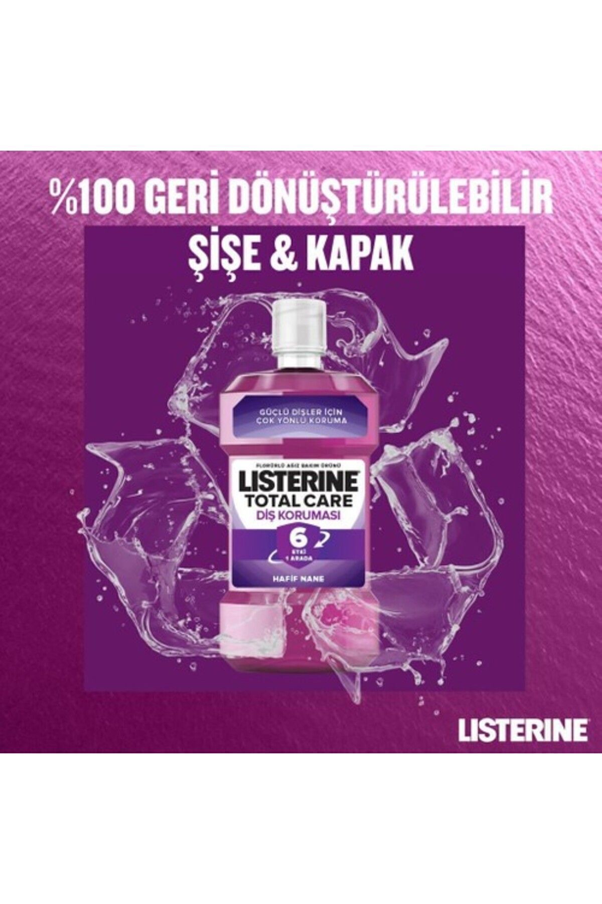 دهان شویه توتال کر Listerine حجم 500 ml - Image 4