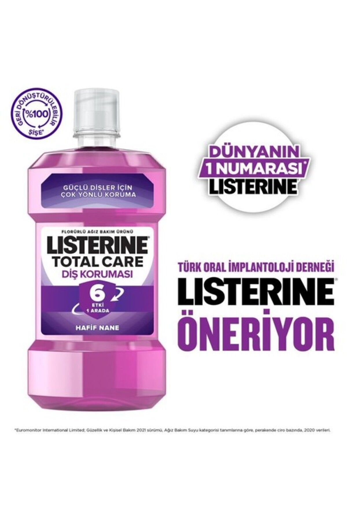 دهان شویه توتال کر Listerine حجم 500 ml - Image 5