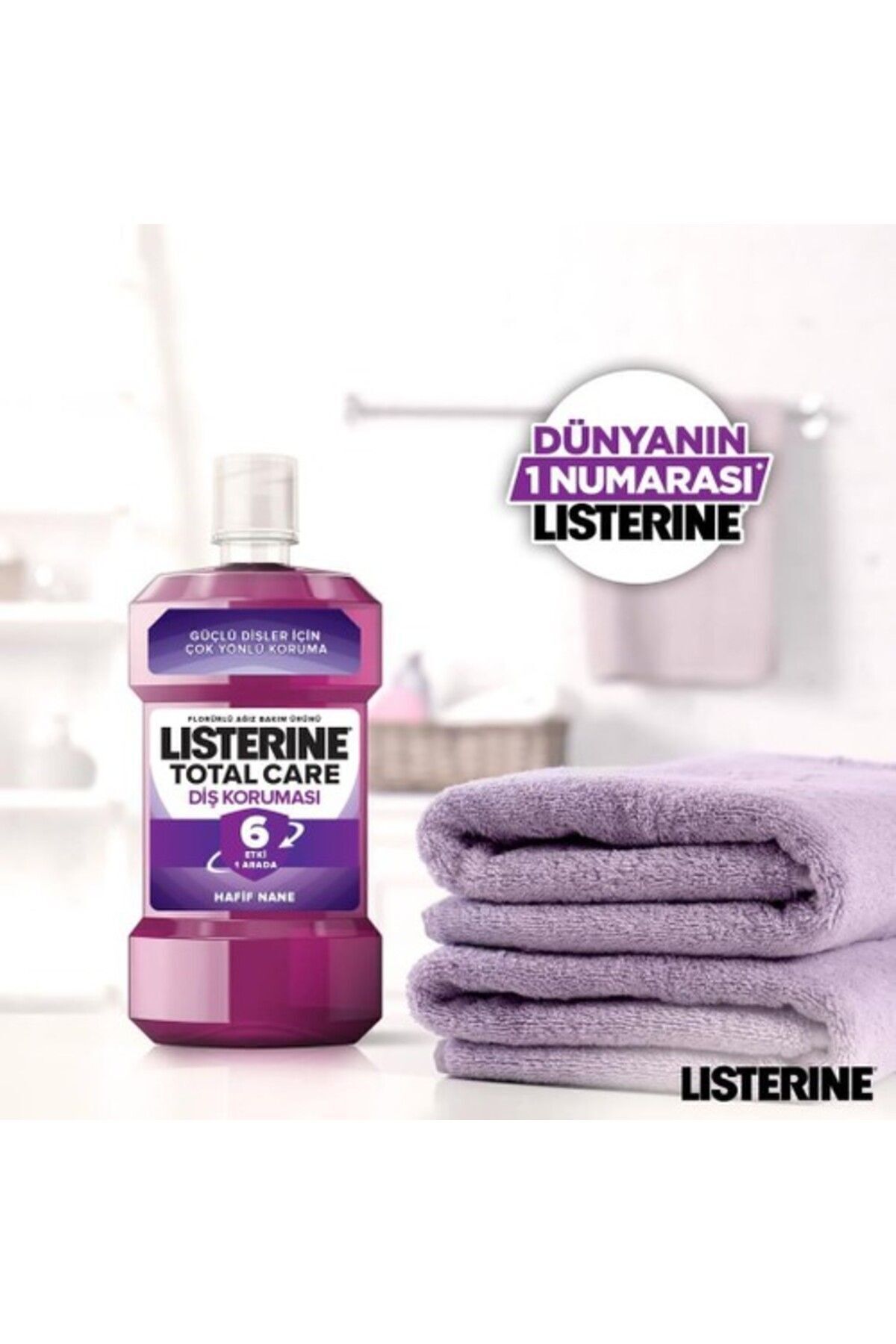 دهان شویه توتال کر Listerine حجم 500 ml - Image 6