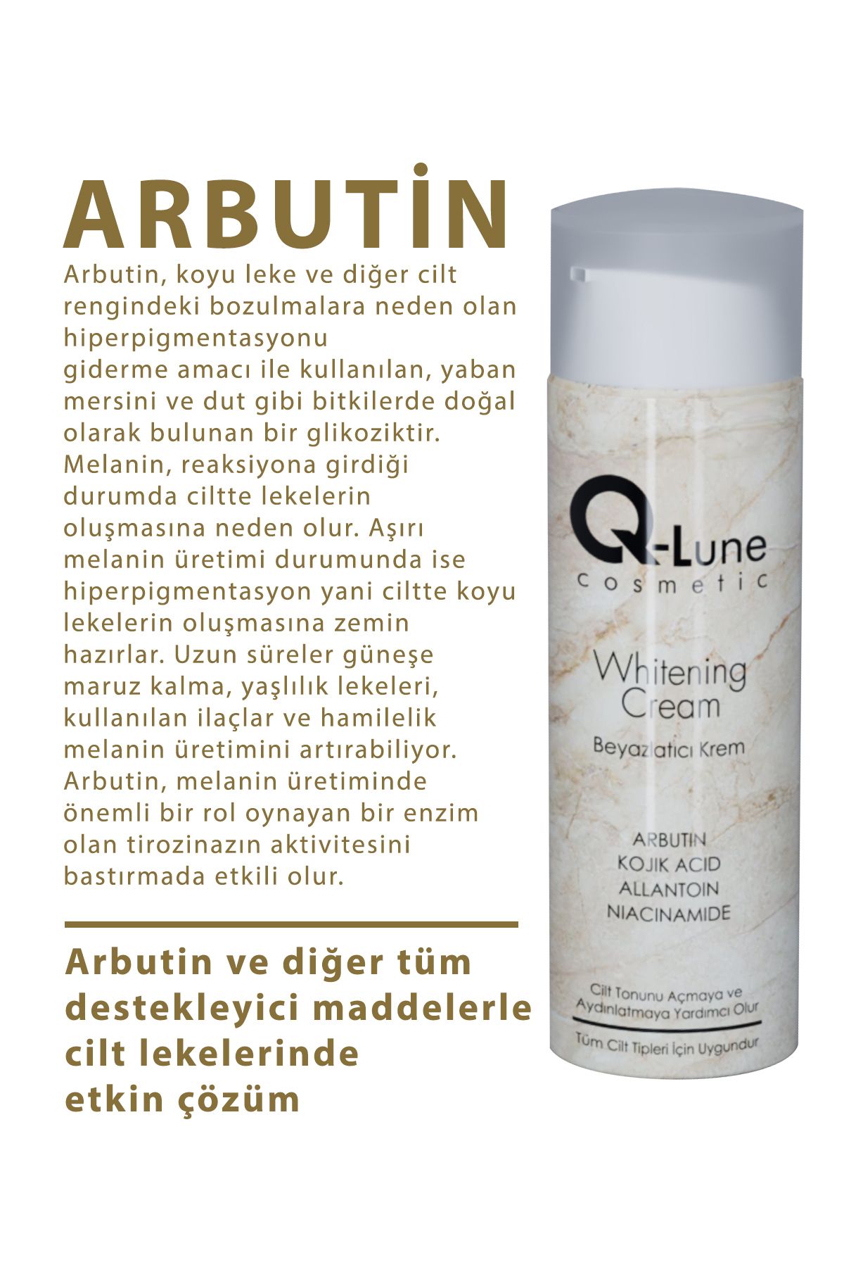 کرم ضد لک و روشن کننده Q Lune حجم 50 ml
