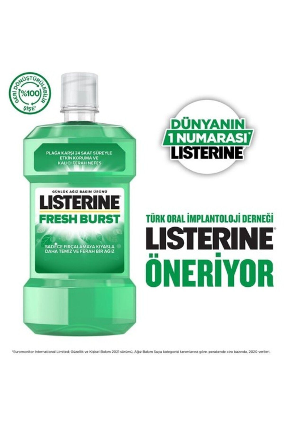 دهان شویه ضد باکتری Listerine حجم 250 ml - Image 4