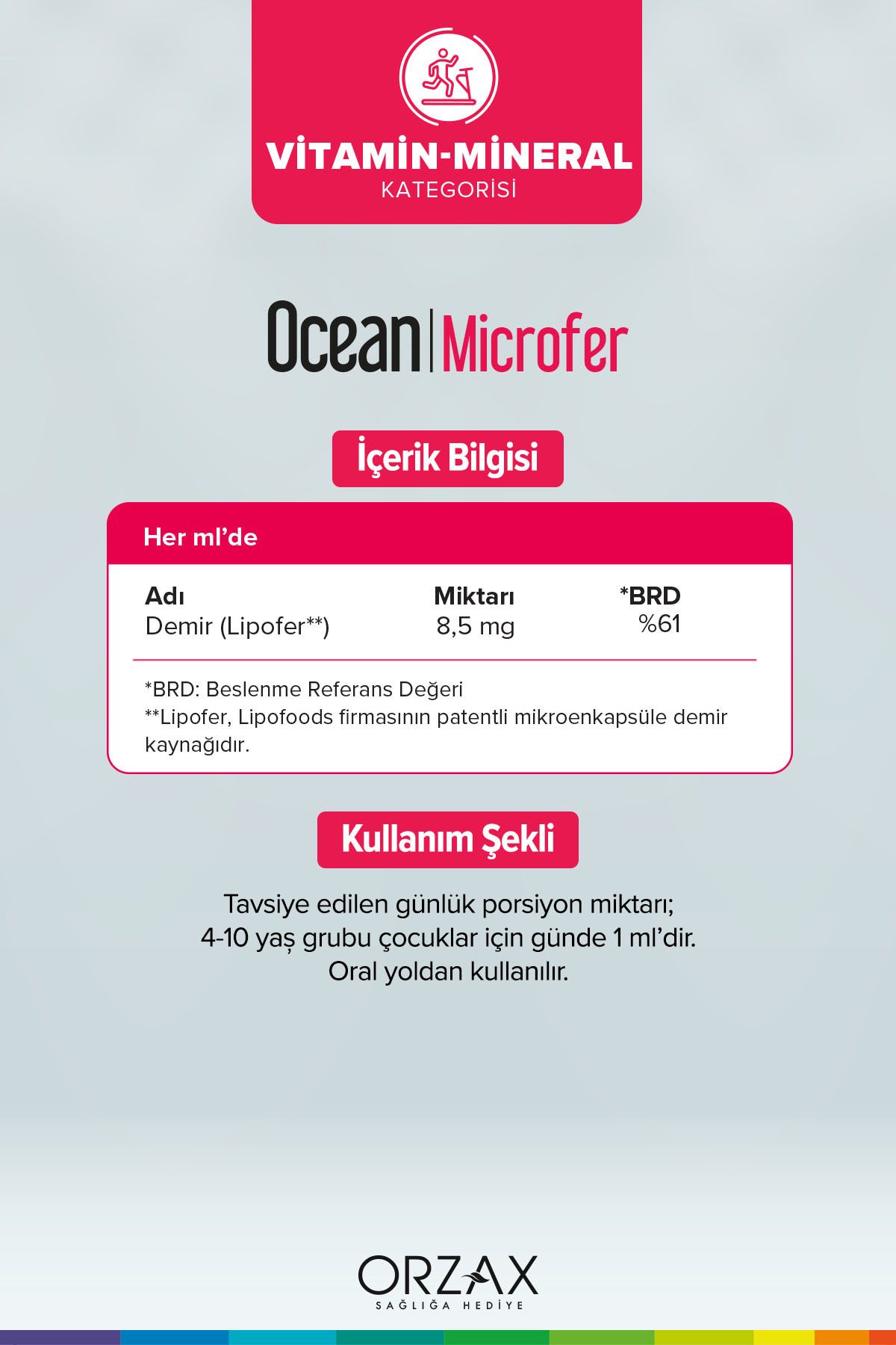 قطره آهن کودک و بزرگسال Ocean حجم 30 ml