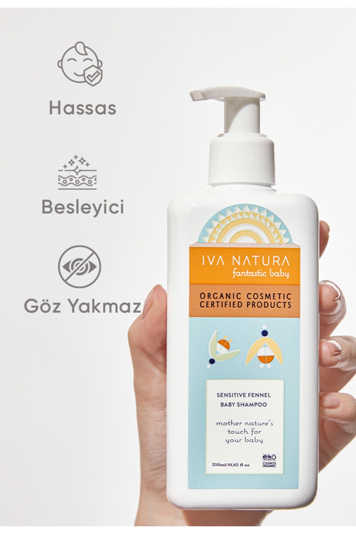 شامپو بچه ارگانیک Iva Natura حجم 200 ml