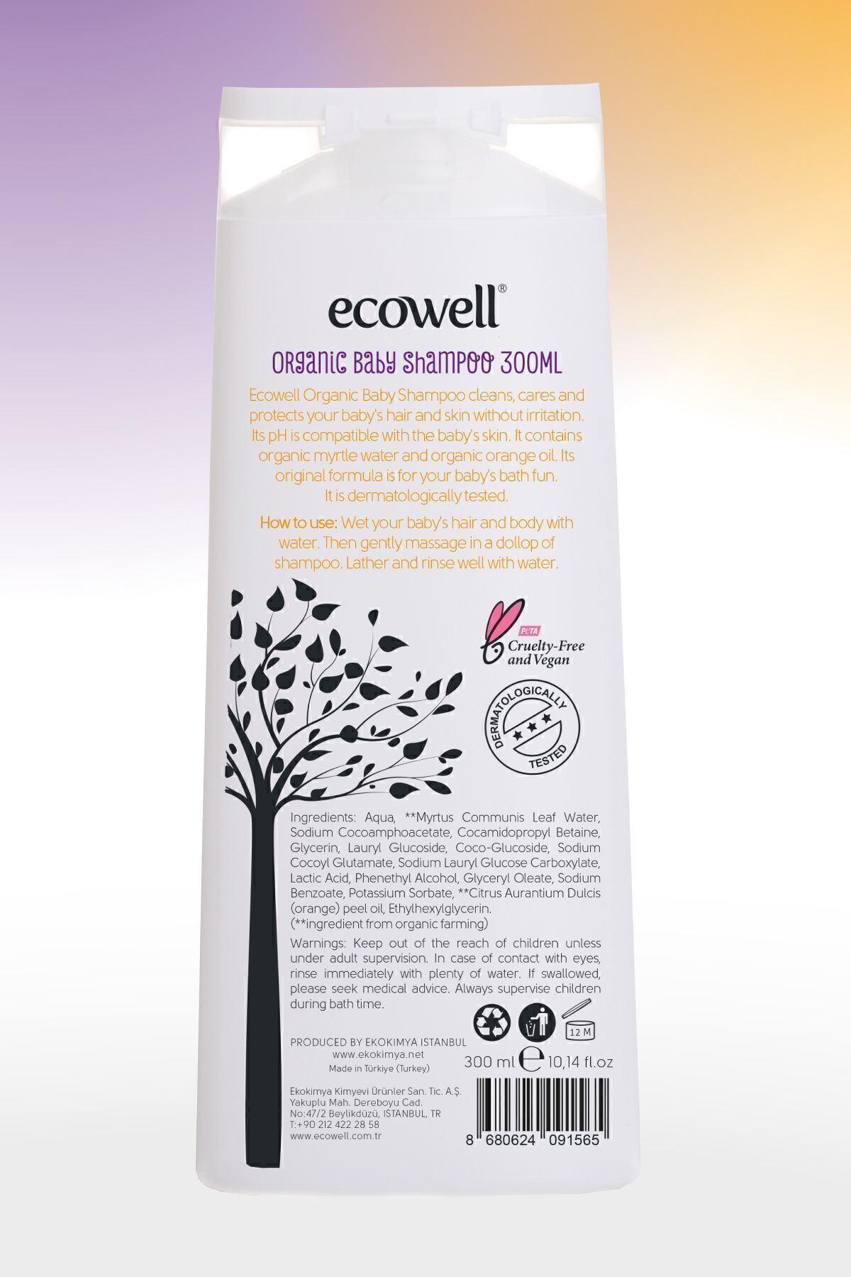 ست شامپو بدن کودک ارگانیک Ecowell - بسته 2 عددی