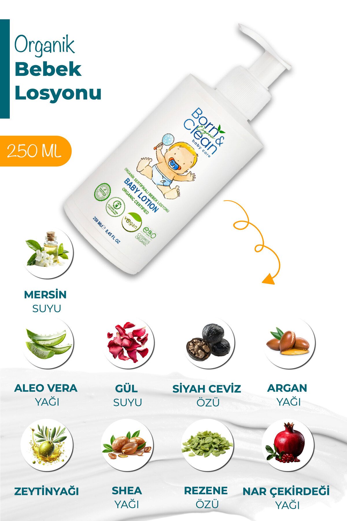 شامپو و لوسیون مراقبت از نوزاد Born and Clean Baby Care مجموعه 2 عددی