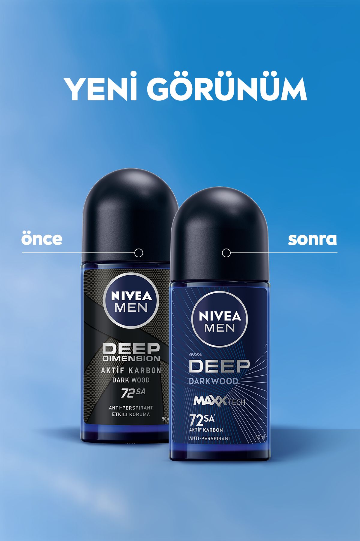 رول دئودورانت مردانه NIVEA حجم 50 ml