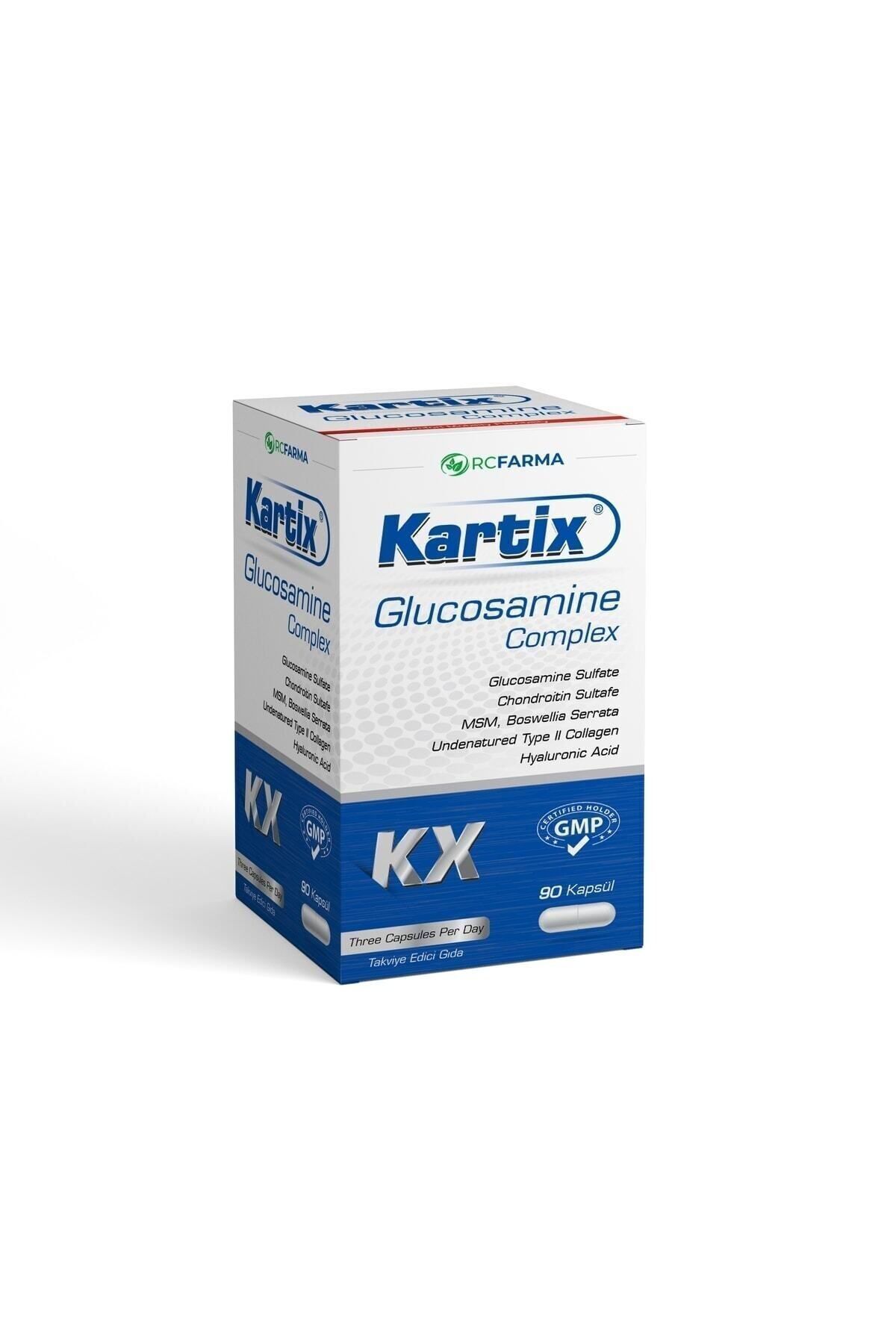 کپسول کمپلکس گلوکوزامین Kartix - بسته ۹۰ عددی