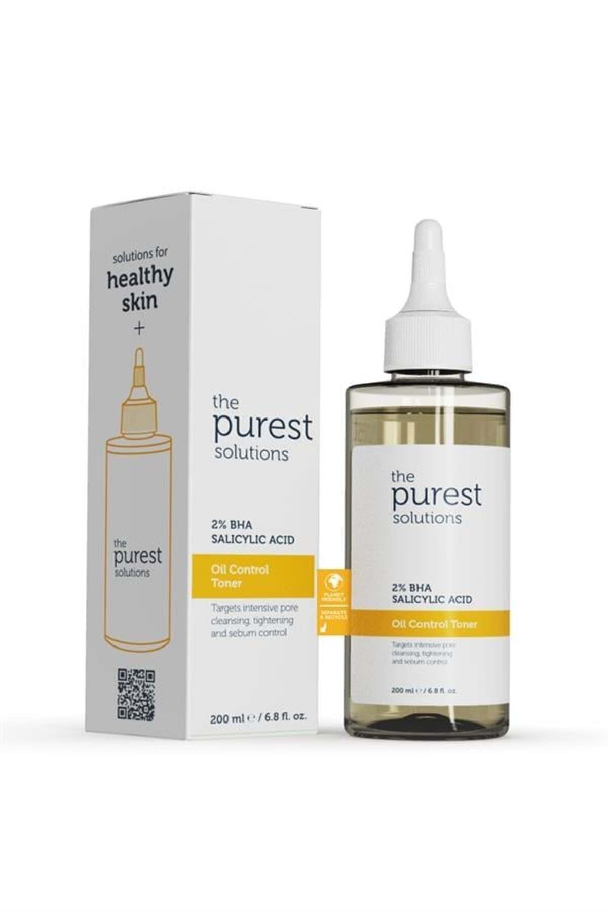 تونر اسید سالیسیلیک BHA 2% برند The Purest Solutions حجم 200 ml