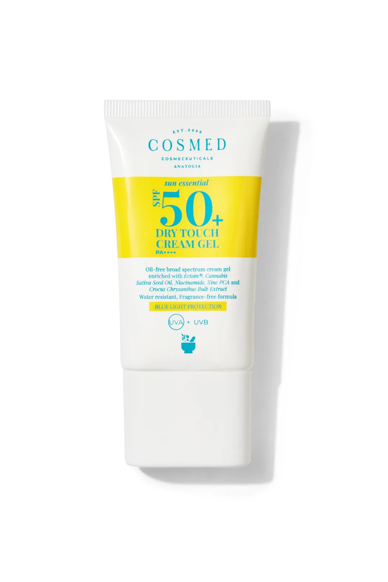 ژل ضدآفتاب Spf +50 برند COSMED حجم 40 ml