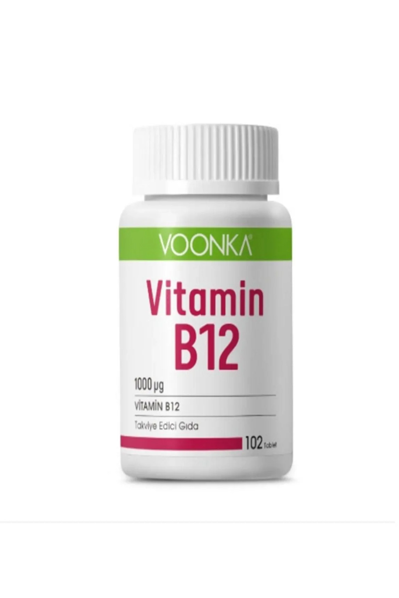 قرص ویتامین B12 برند Voonka - بسته 102 عددی