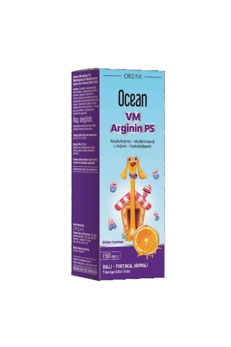 مولتی مینرال آرژنین Ocean حجم 150 ml