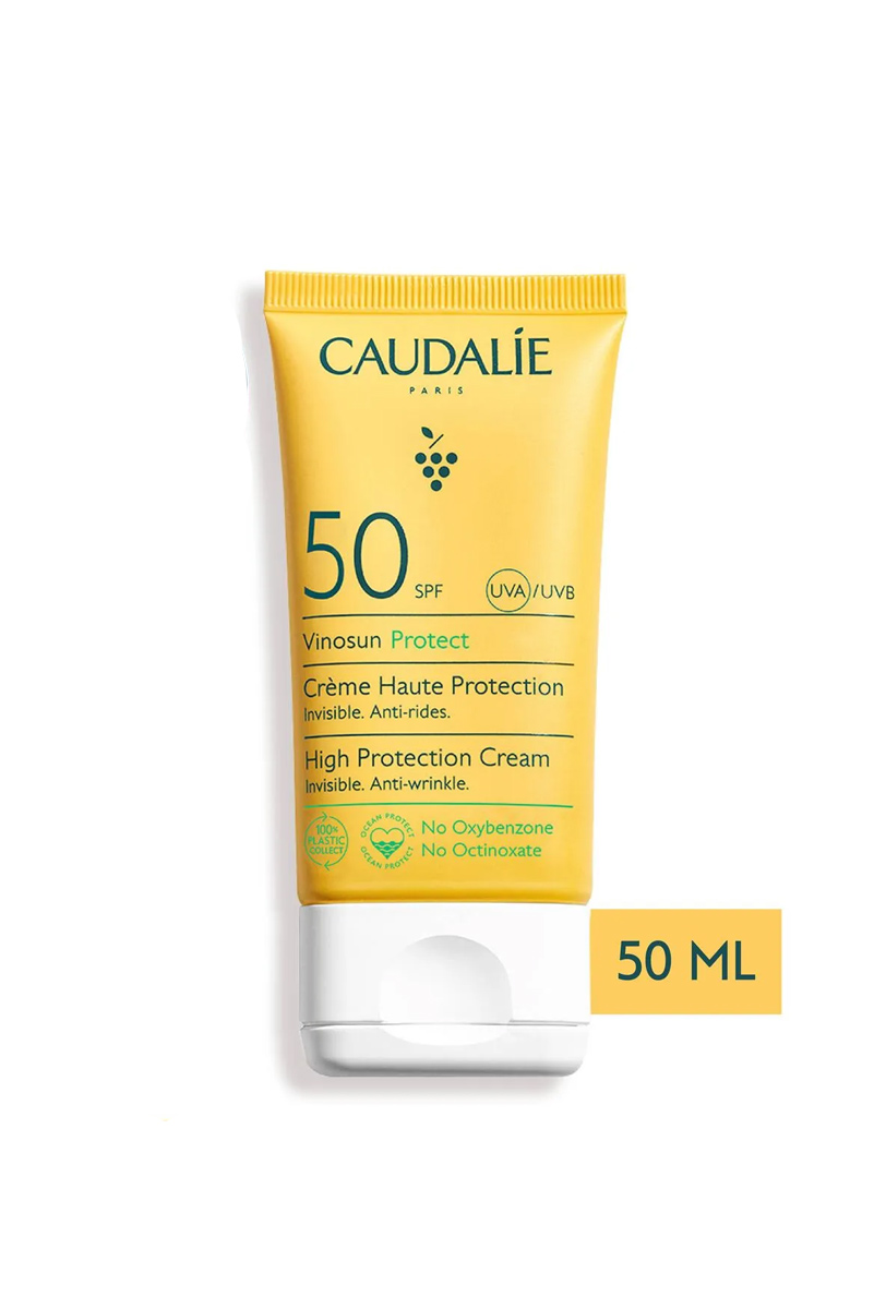 کرم ضد آفتاب Spf +50 برند  Caudalie – حجم 50 ml