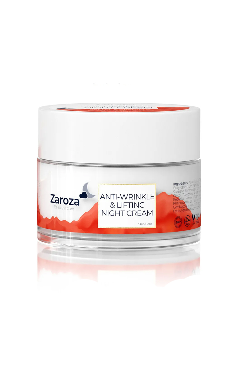 کرم شب ضد چروک و افتادگی رتینول ZAROZA حجم 50 ml
