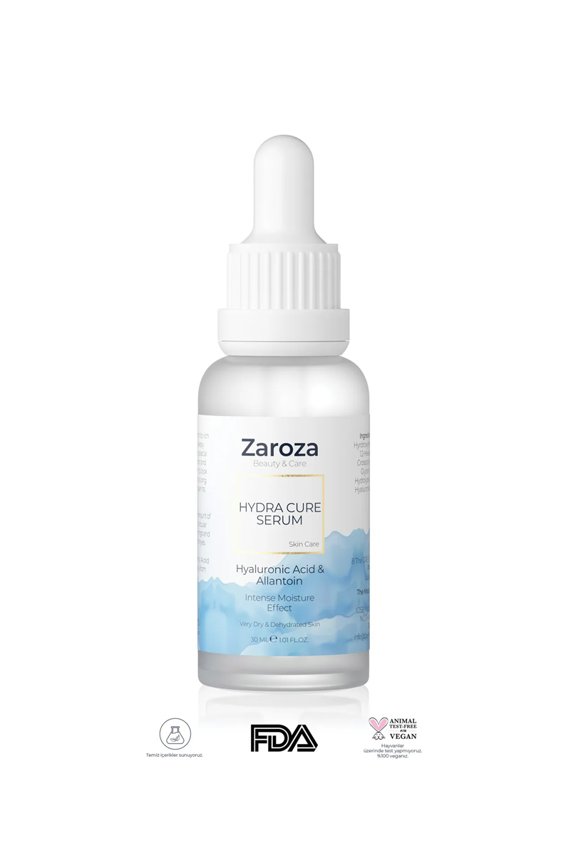 سرم مرطوب کننده هیالورونیک و آلانتوئین ZAROZA حجم 30 ml
