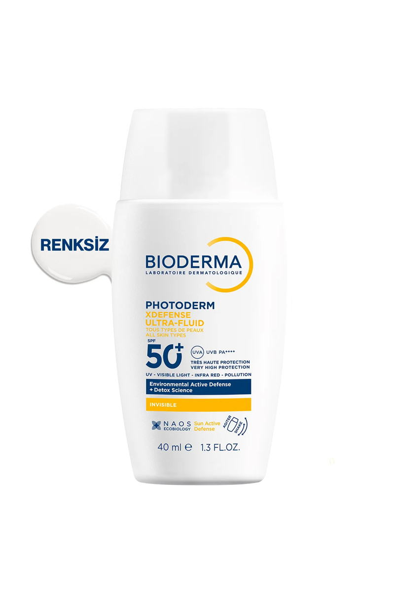کرم ضد آفتاب بی رنگ انواع پوست بایودرما حجم 40 ml