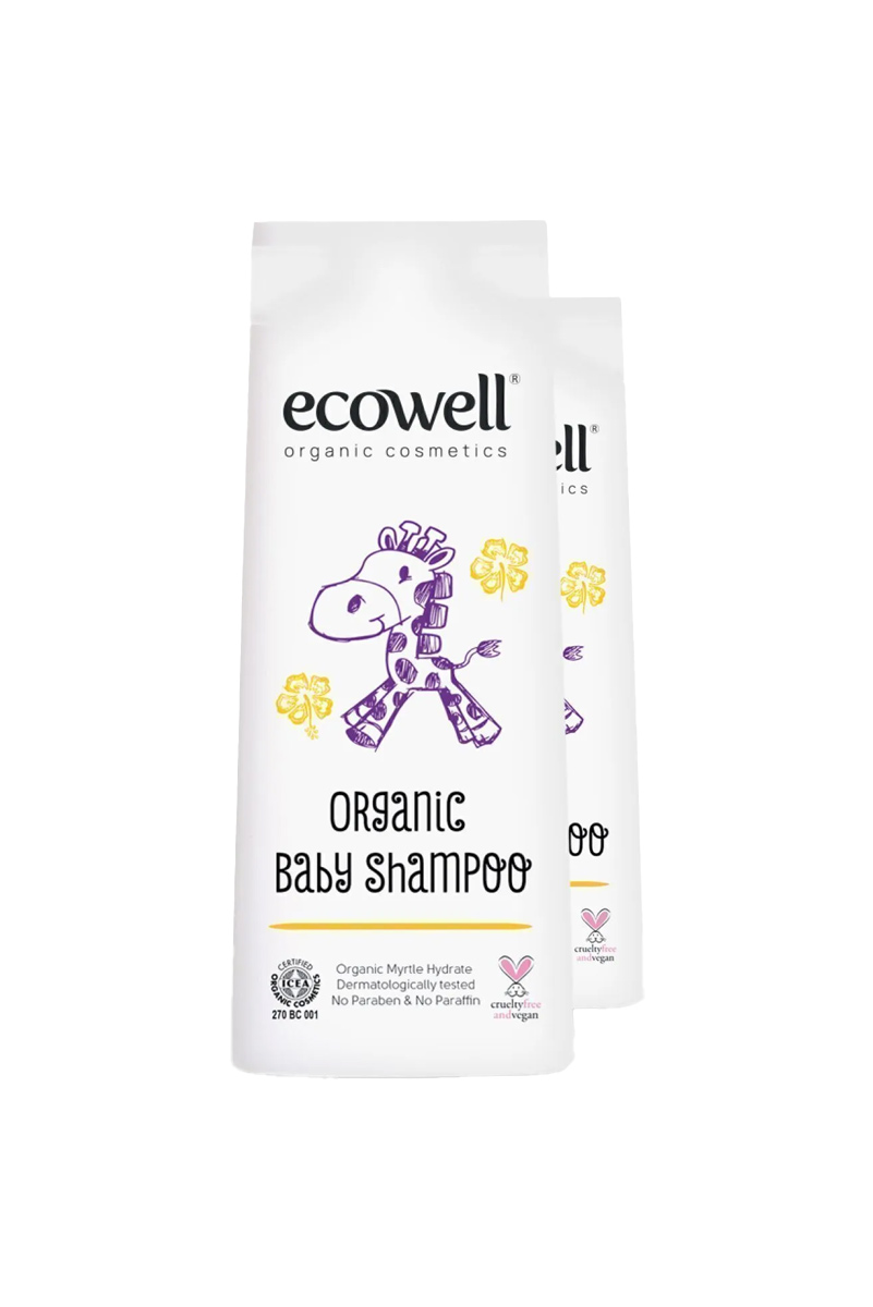 ست شامپو بدن کودک ارگانیک Ecowell - بسته 2 عددی