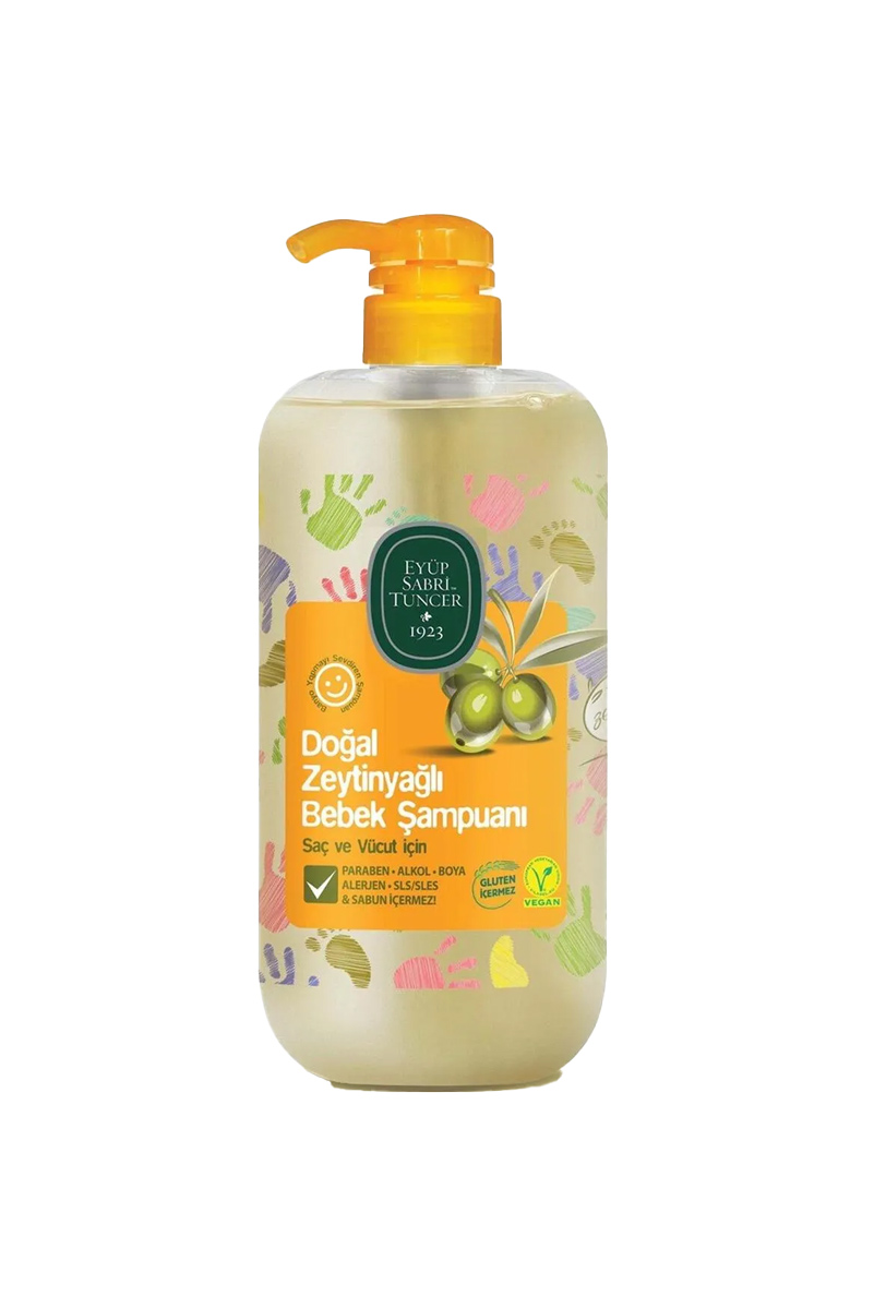 شامپو بچه روغن زیتون طبیعی Eyüp Sabri Tuncer حجم 600 ml