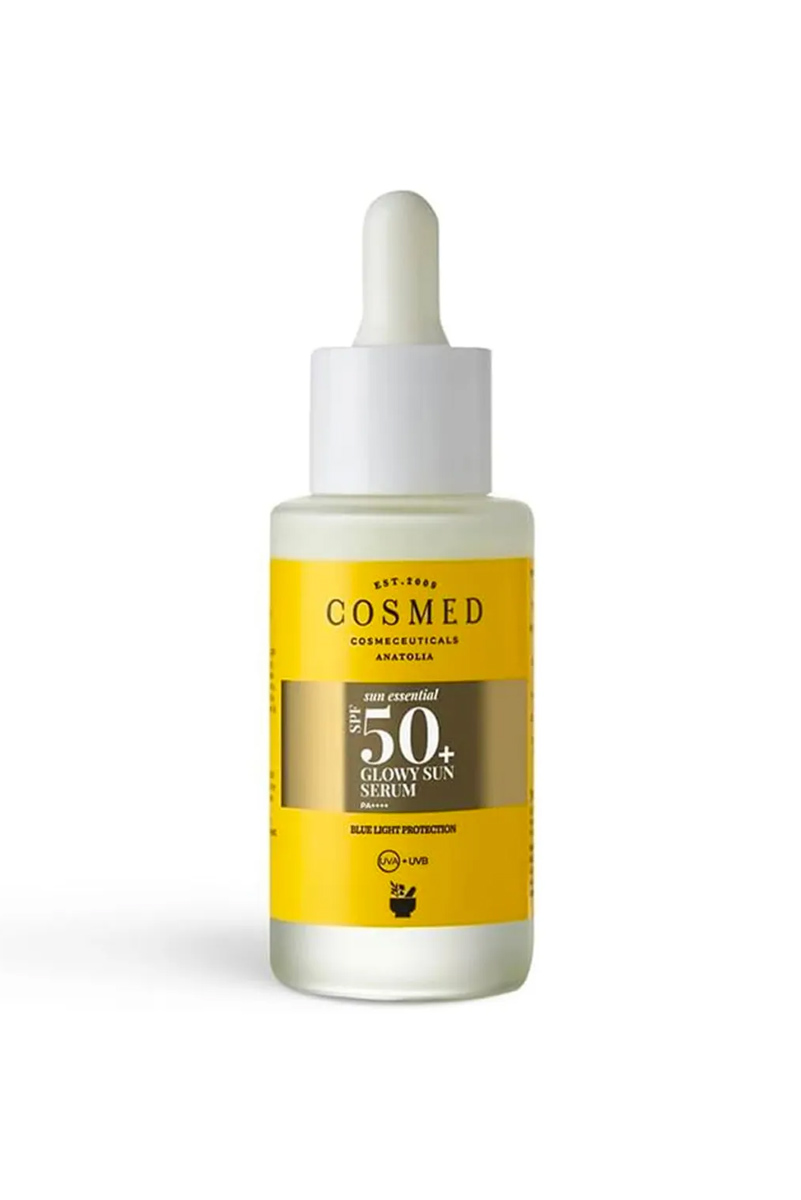 سرم ضد آفتاب Spf +50 برند COSMED حجم 30 ml