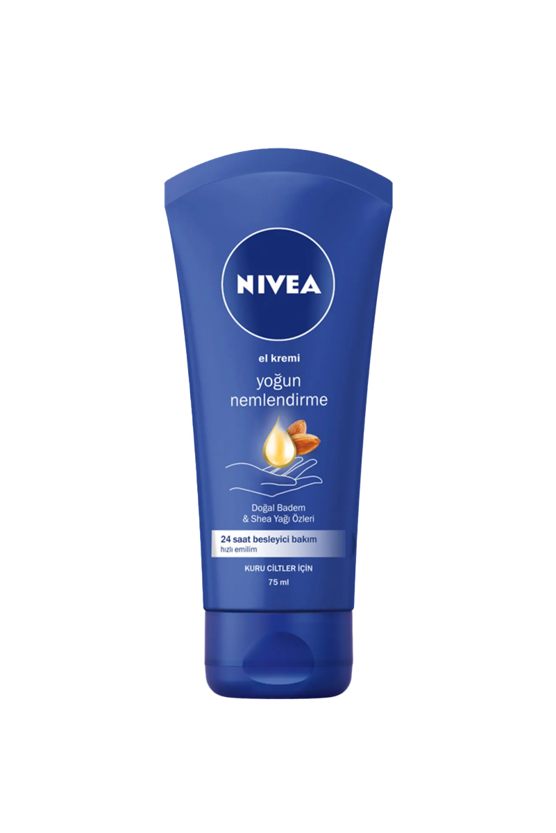 کرم مرطوب کننده دست بادام و کره شی پوست خشک NIVEA حجم 75 ml