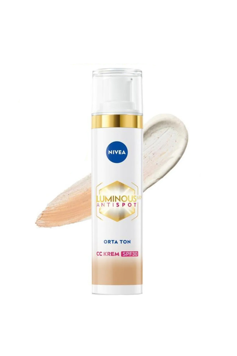 کرم ضد آفتاب حاوی هیالورونیک اسید رنگ متوسط NIVEA حجم 40 ml