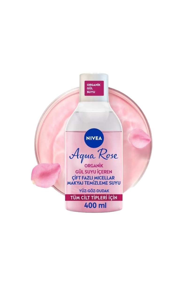 میسلار واتر دوفاز گلاب NIVEA حجم 400 ml