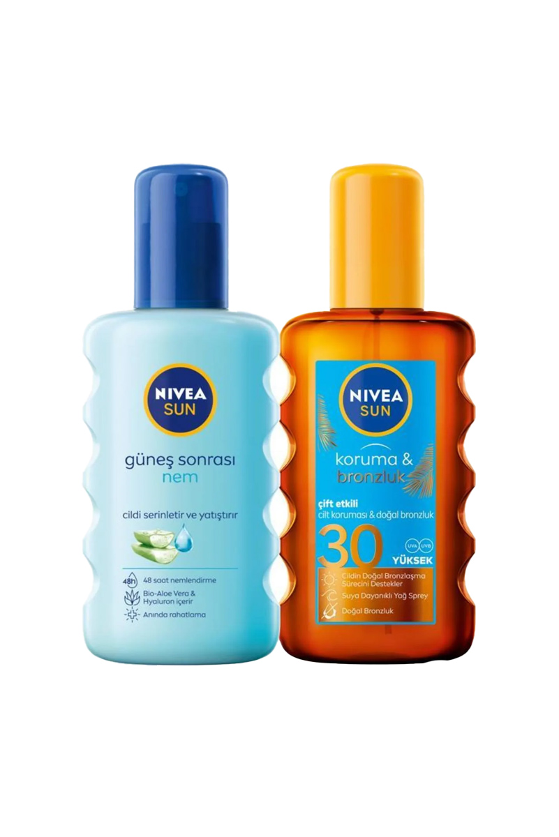 ست اسپری ضد آفتاب و اسپری مرطوب کننده پس از آفتاب NIVEA