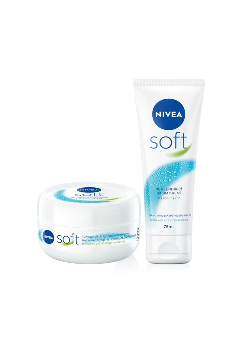پک کرم مرطوب‌کننده حاوی ویتامین E و جوجوبا NIVEA
