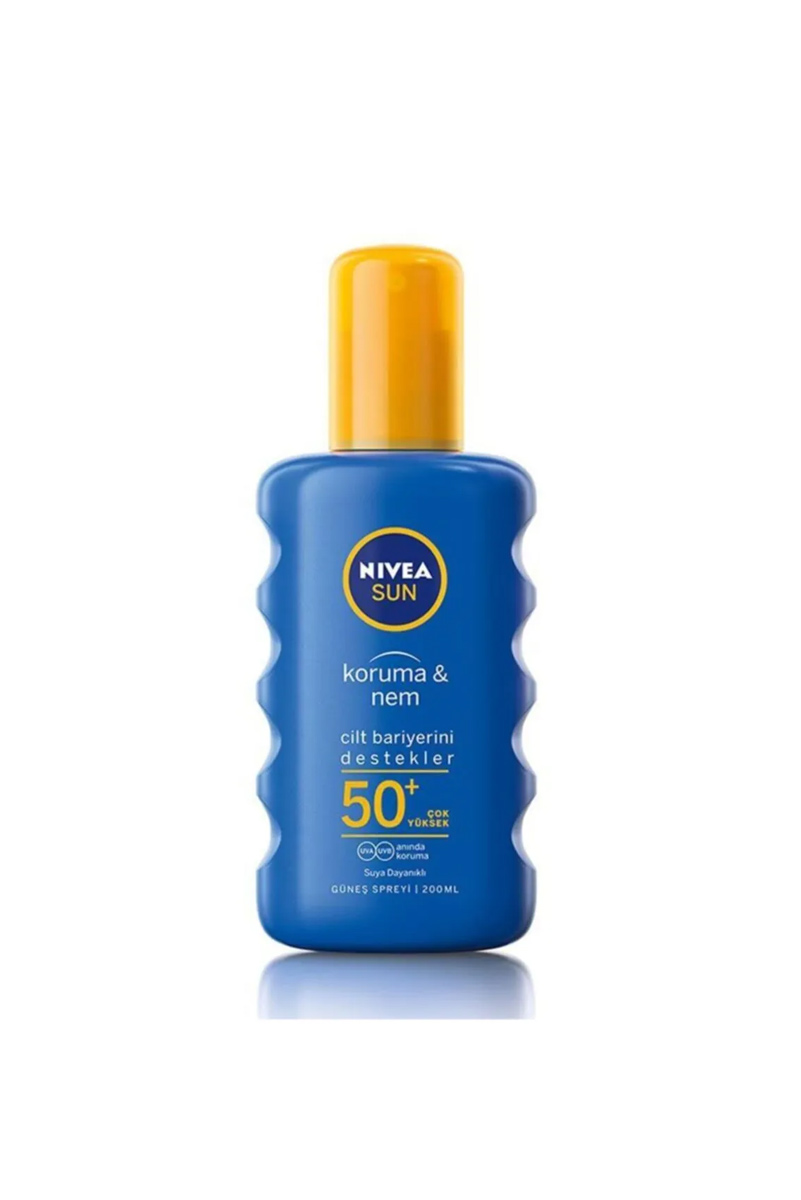 اسپری ضد لک و ضد آفتاب Spf +50 برند NIVEA حجم 200 ml