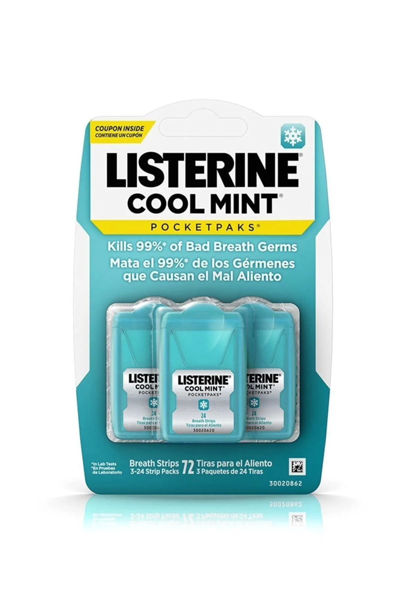 نوار خوشبوکننده دهان Listerine بسته ۳ عددی