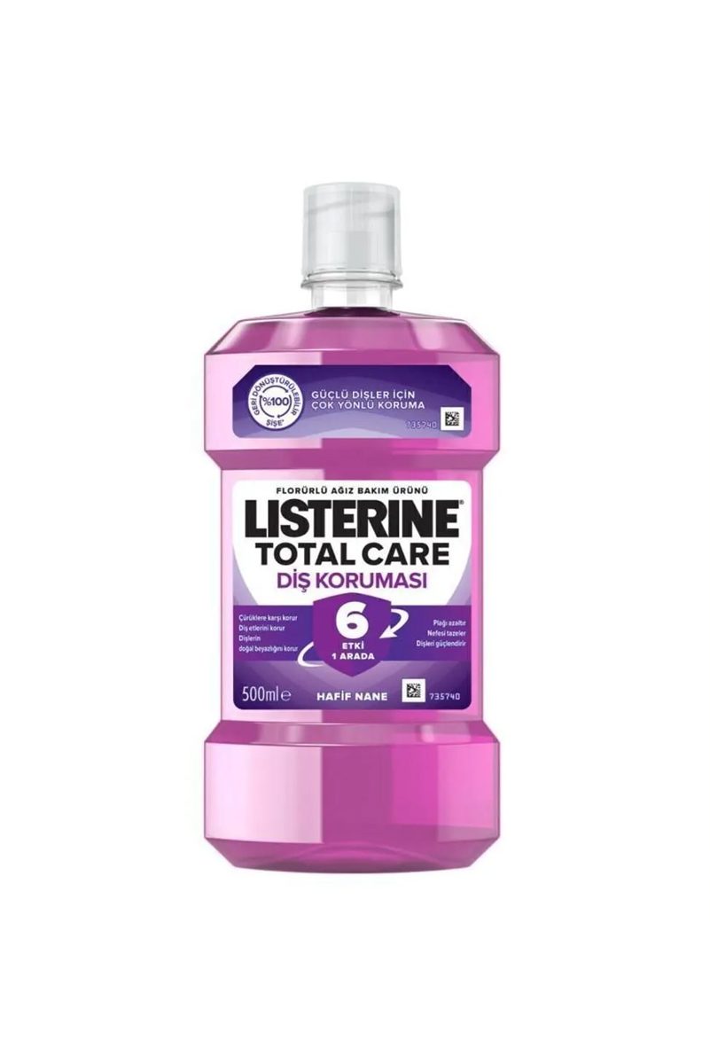دهان شویه توتال کر Listerine حجم 500 ml