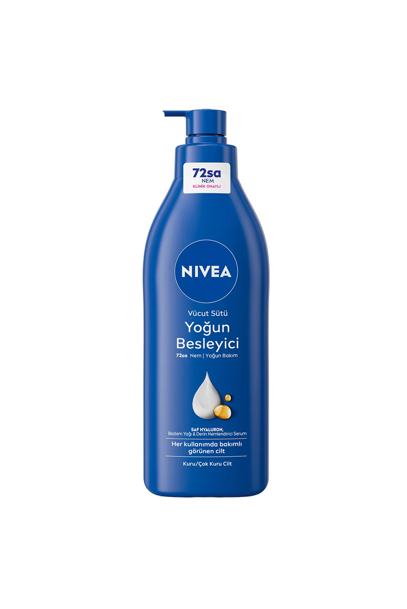 مرطوب کننده 72 ساعته پوست خشک و خیلی خشک NIVEA حجم 400 ml