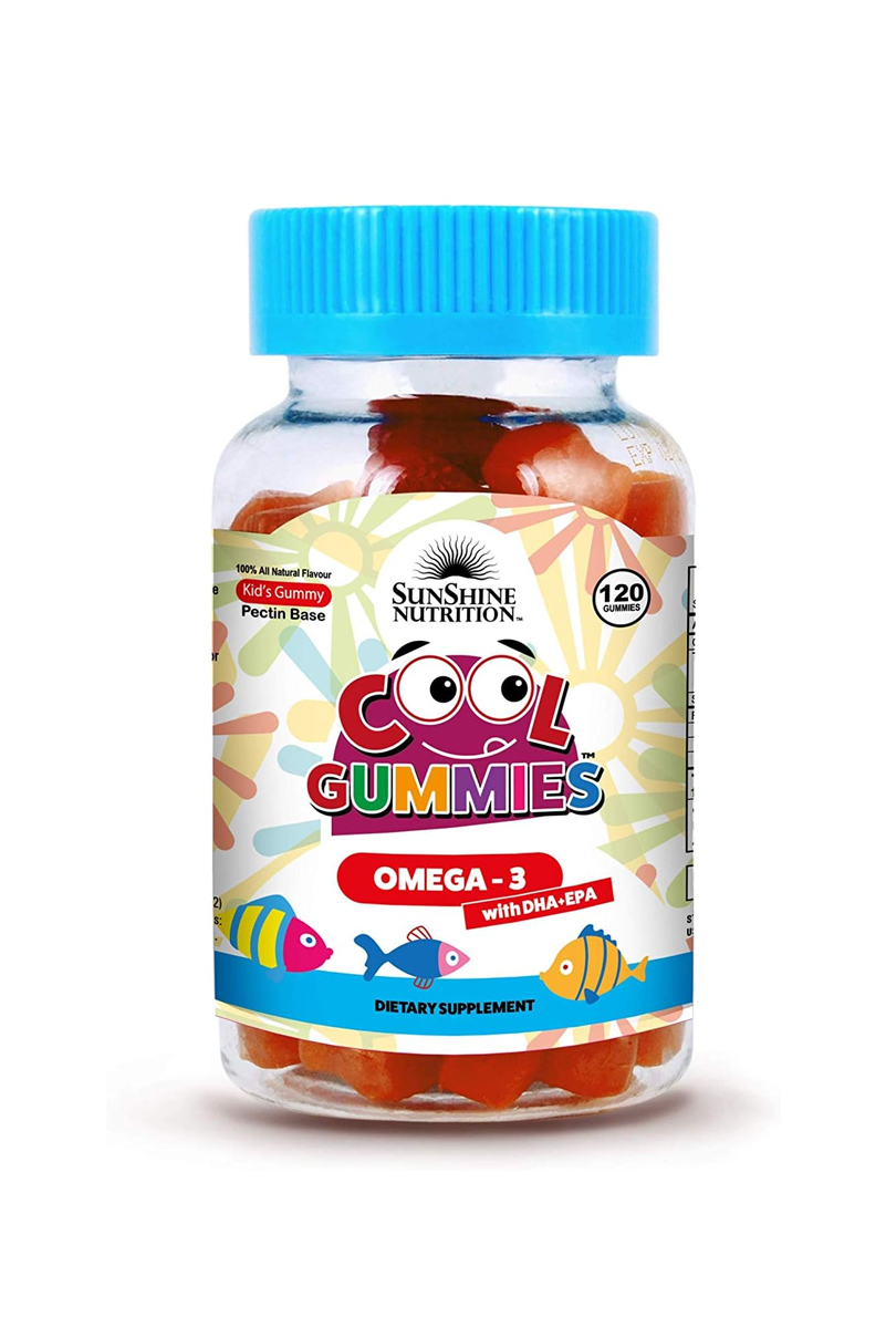پاستیل امگا ۳ کودکان Sunshine Nutrition - بسته ۱۲۰ عددی