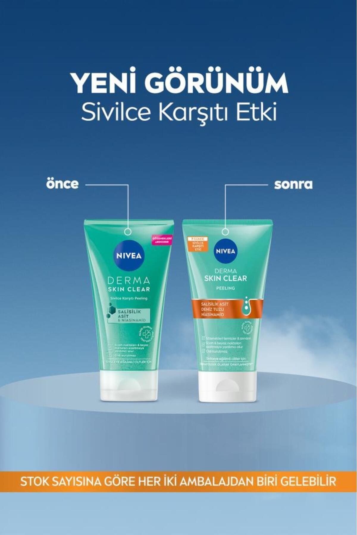 پیلینگ صورت ضد آکنه اسید سالیسیلیک و نیاسینامید NIVEA حجم 150 ml
