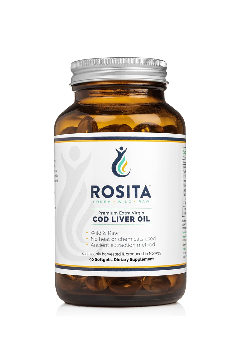 سافت ژل روغن کبد ماهی کاد فوق بکر Rosita - بسته ۹۰ عددی