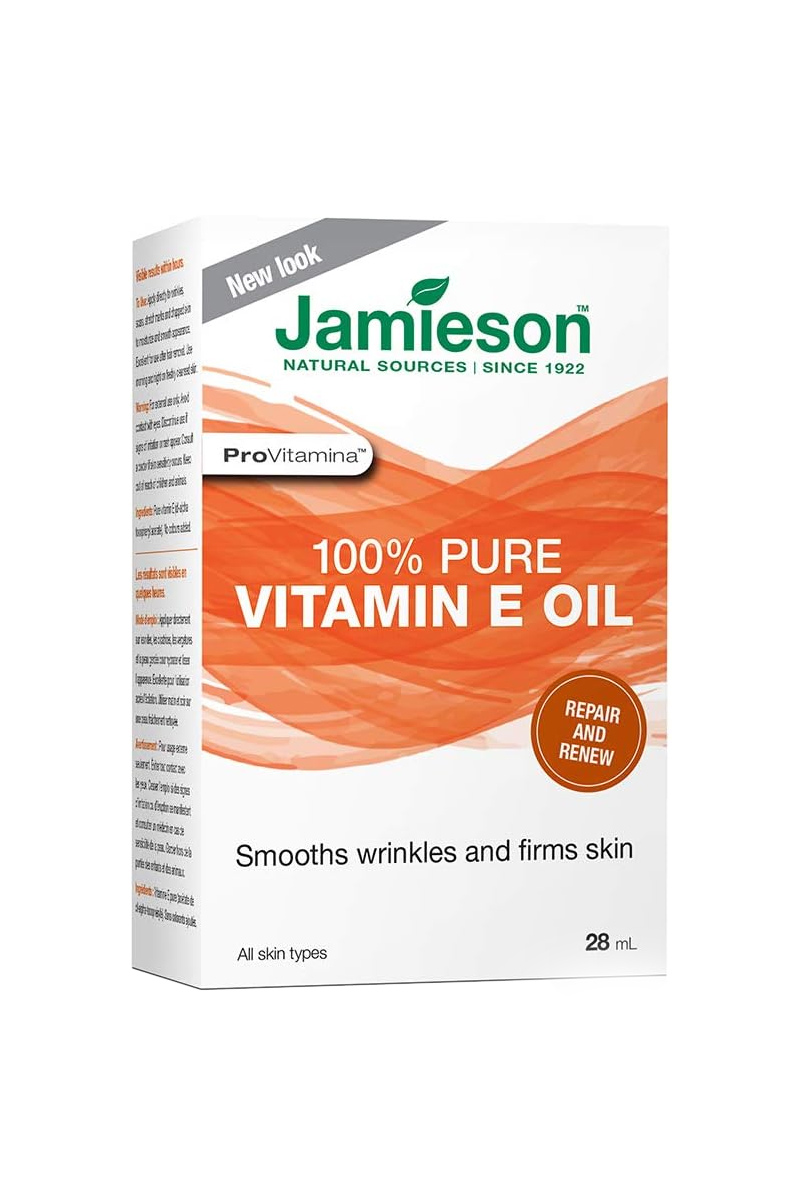 روغن ویتامین E خالص Jamieson - حجم 28 ml
