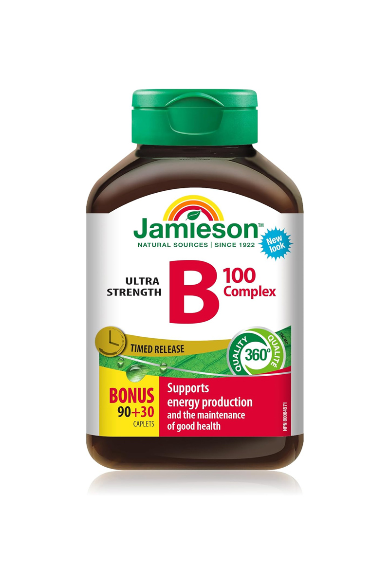 قرص ویتامین B کمپلکس Jamieson - بسته 120 عددی