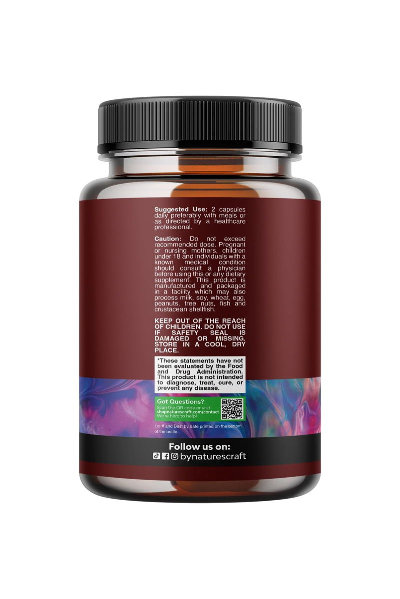 کپسول Uric Acid برند Natures Craft - بسته ۶۰ عددی