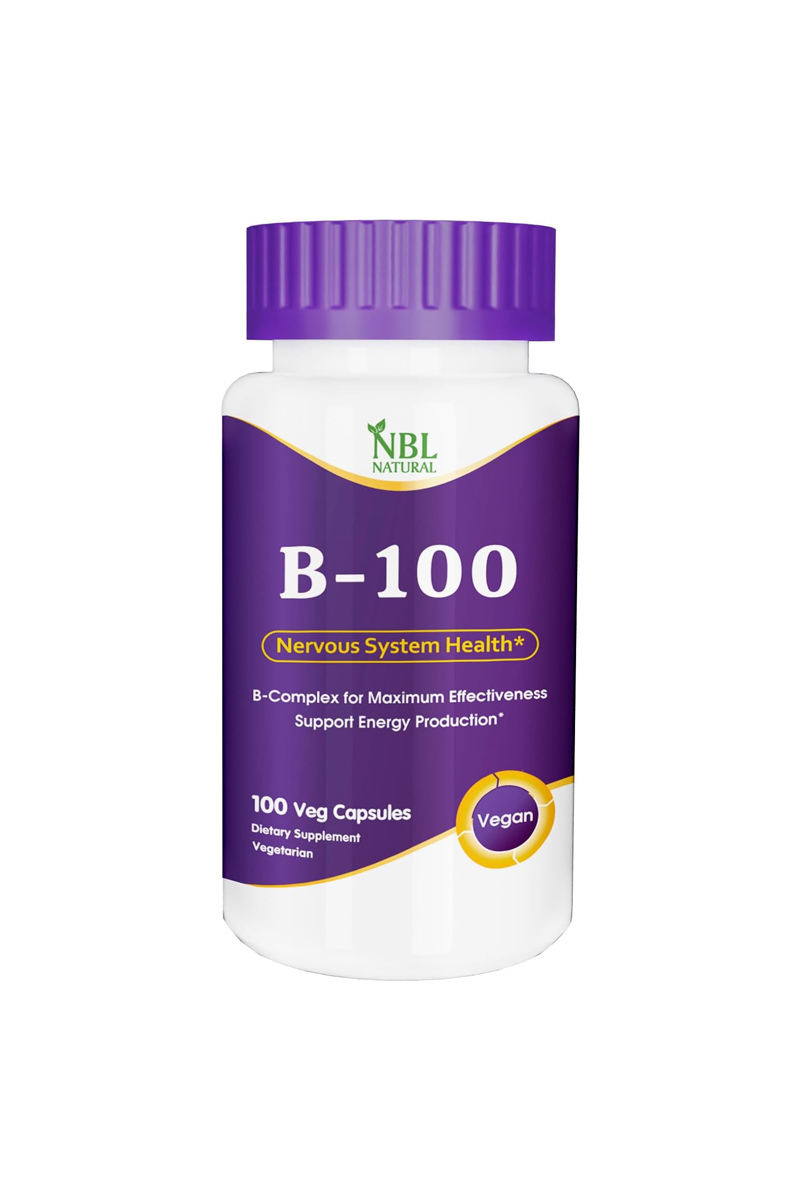 کپسول ویتامین B100 برند NBL Natural - بسته  ۱۰۰ عددی