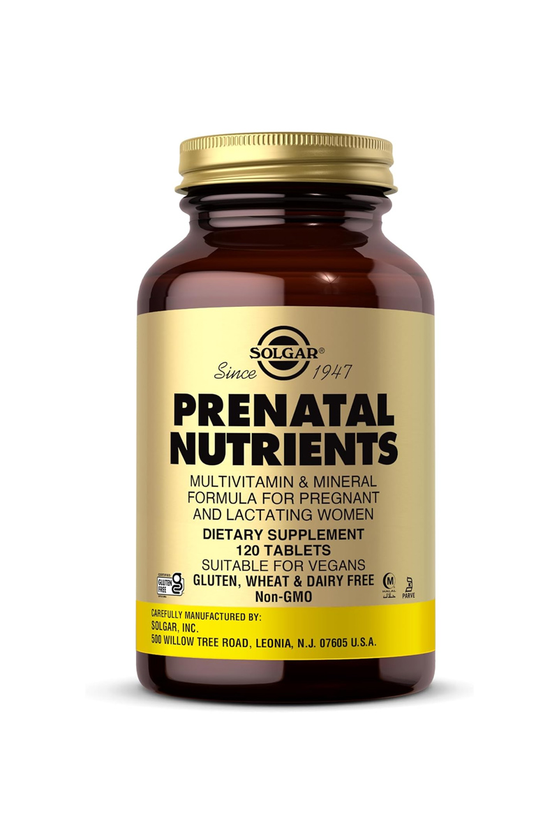 قرص مولتی ویتامین Prenatal Nutrients سولگار - بسته ۱۲۰ عددی
