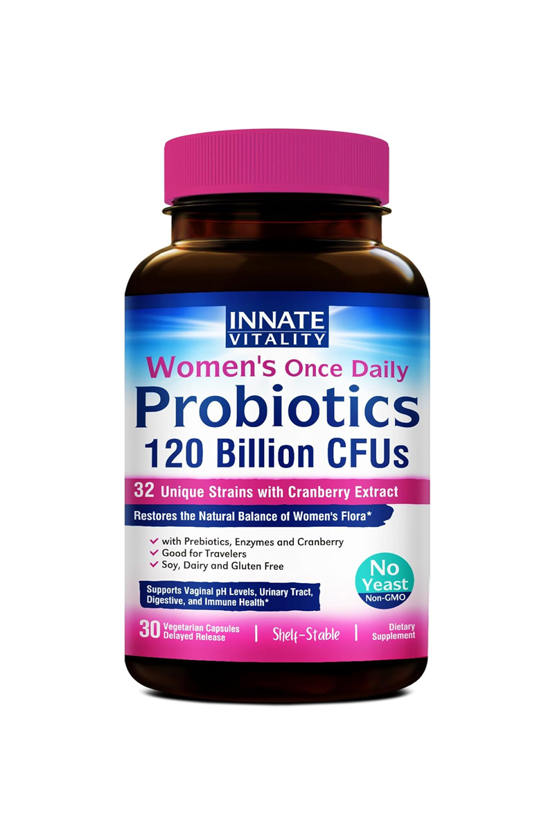 کپسول پروبیوتیک روزانه 120 Billion CFU زنانه Innate Vitality – بسته ۳۰ عددی
